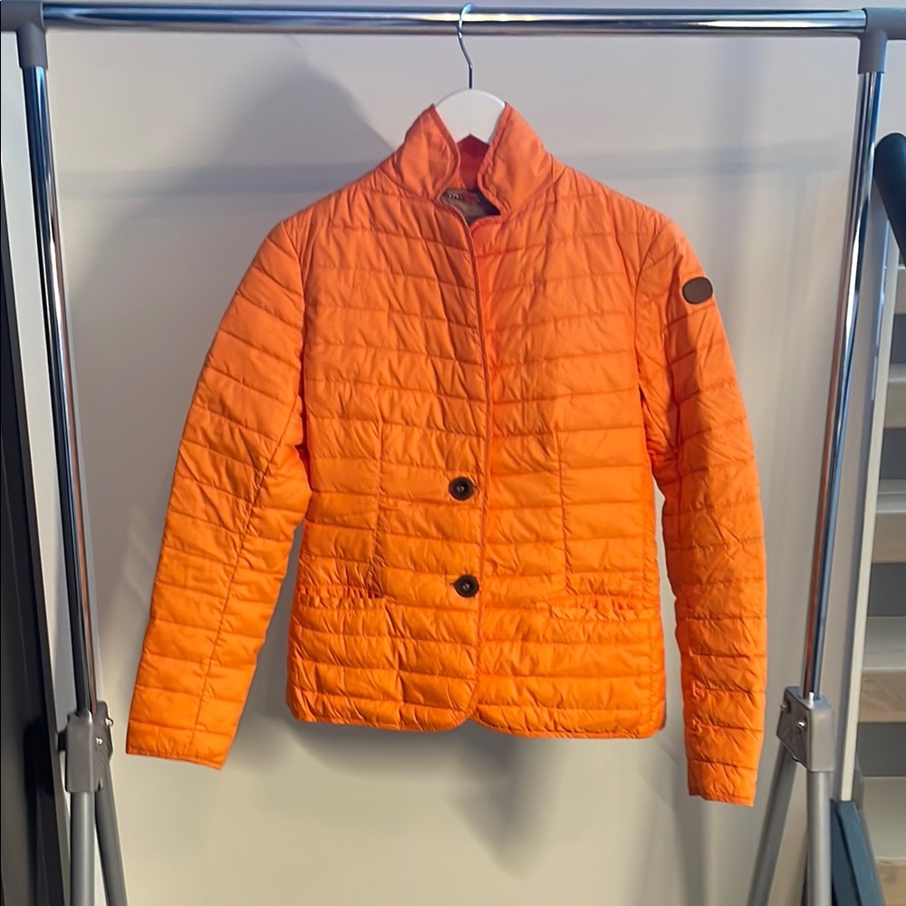 Gimos Orange Quilted Jacket